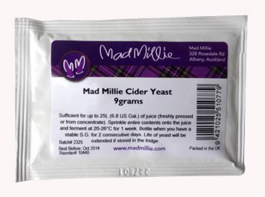 Mad Millie Cider Yeast image 0